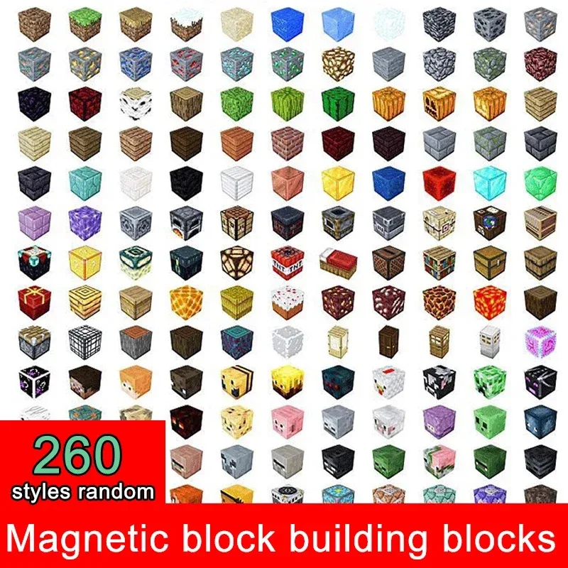 10-100 pièces blocs magnétiques-construire Mine aimant monde ensemble pour enfants jouets de Construction sensorielle pour 2 cm bloc de Construction jouets cadeaux