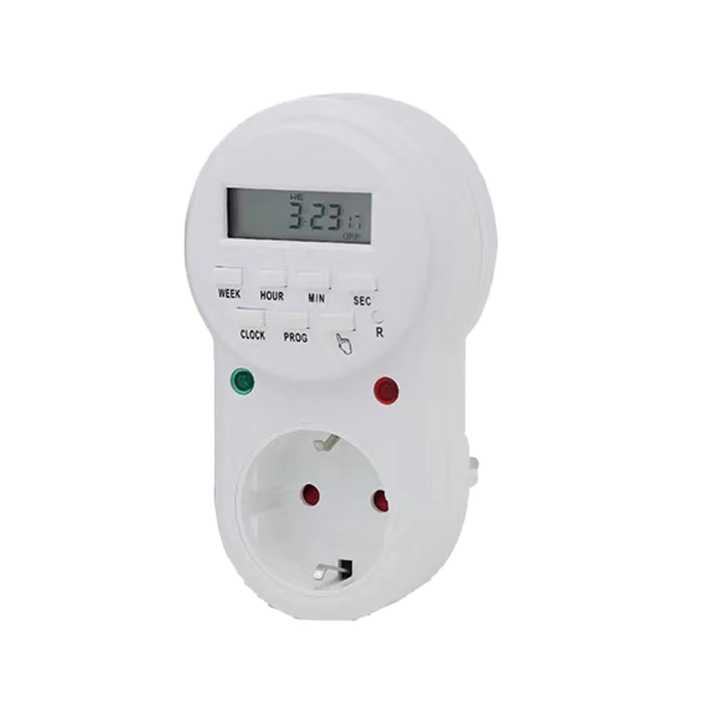 1 Piece Programmable Timer Switch for Kitchen Outlet EU UK US Compatible Easy to Install