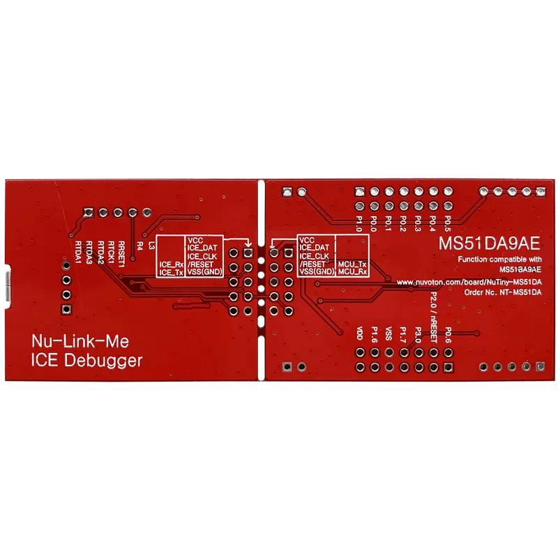 NuTiny-MS51DA Nuvoton Đường Mới 8051 Vi Điều Khiển Ban Phát Triển