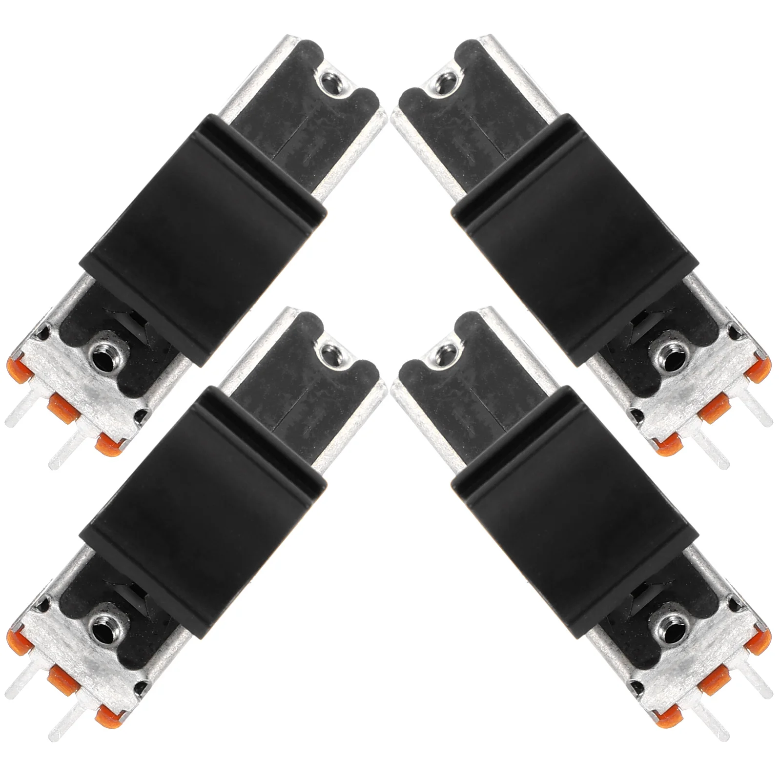 

4pcs Slide Potentiometer Switch Straight Knob Linear Sliding Audio Volume Control for DJ Equipment Tuning Tool