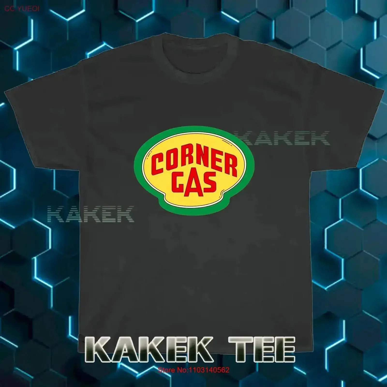 CORNER GAS LOGO American T Shirt Funny Size S to 5XL vintage Washed Soft Versatile designer clothes homme Breathable Casual