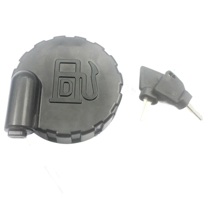 Fuel Tank Cap Two Busy 2 Key Fuel Tank Cap Ass'y For JCB Locking Fuel Cap Excavator Parts, 3 Month Warranty