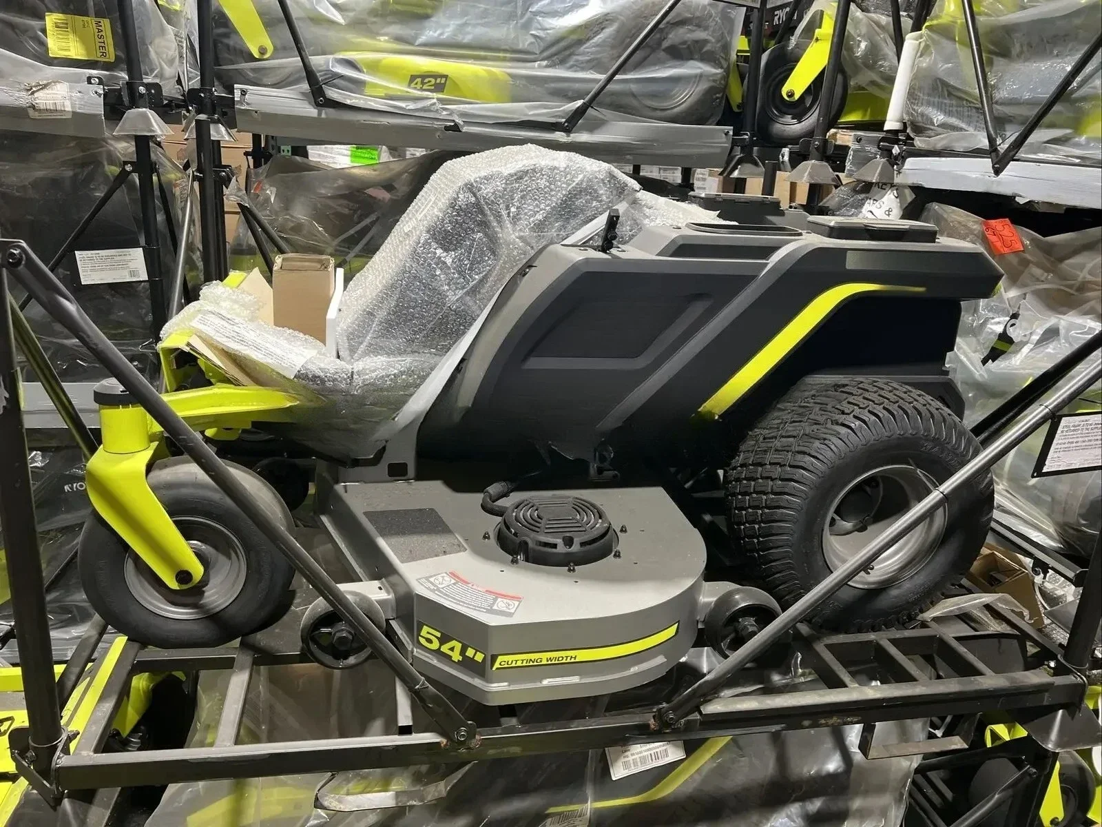 New Sales Genuine Outdoor Activities  54 In. 115Ah Battery Electric Zero Turn Mower