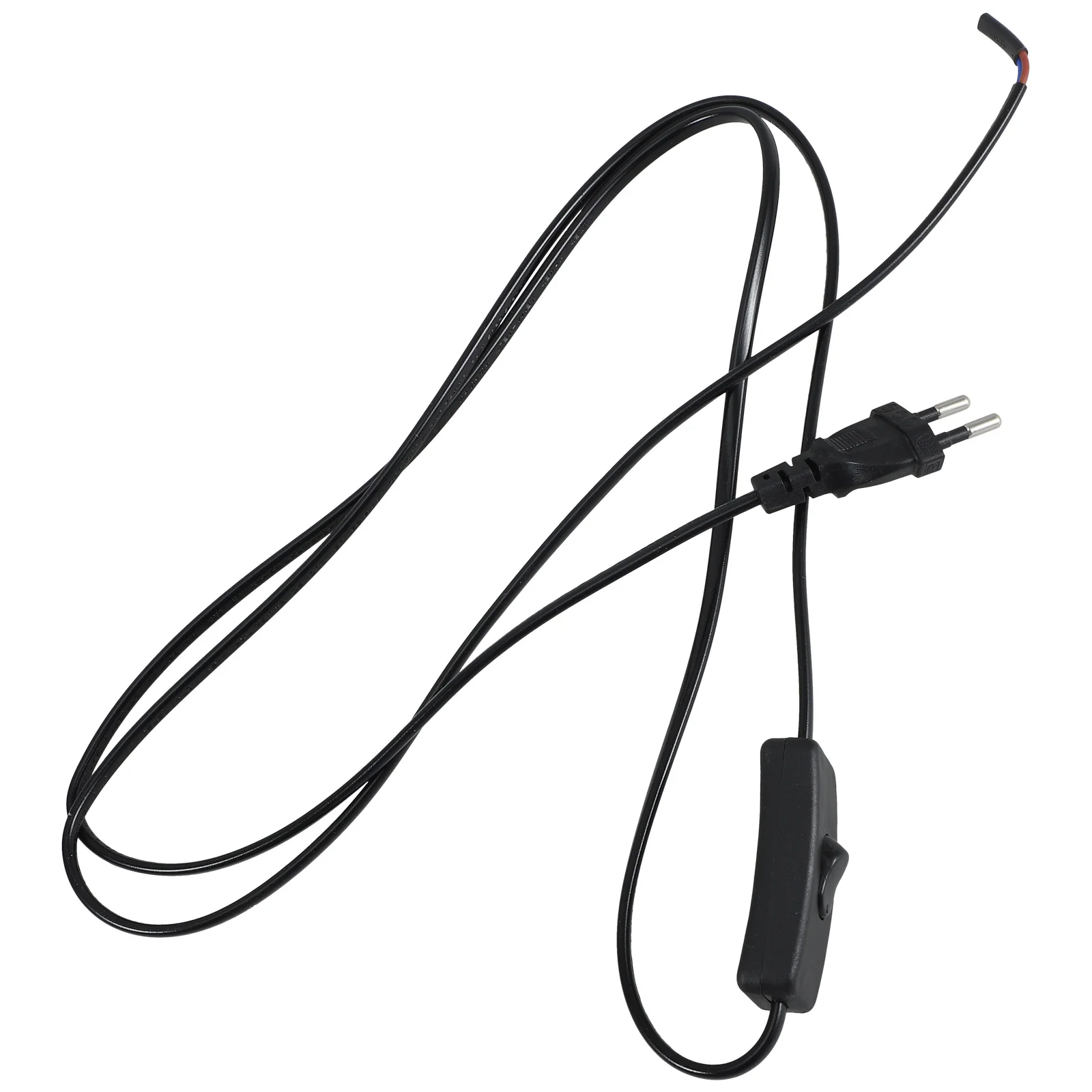

4Pcs Power Cord Lamp Switch Replacement Cable Eu Plug Desk Light Pendant Light Power Cord Practical on Off Switch