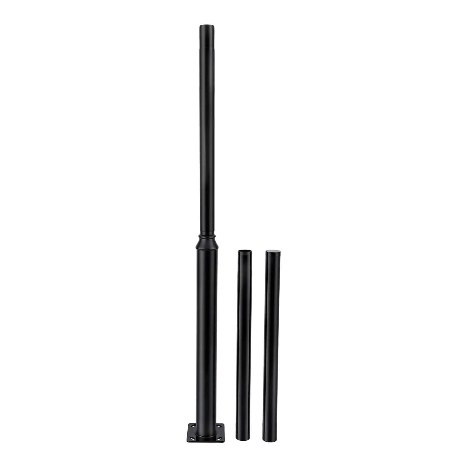 Poste para Farola Exterior de 4 m con Base Cuadrada de 20 × 20 cm