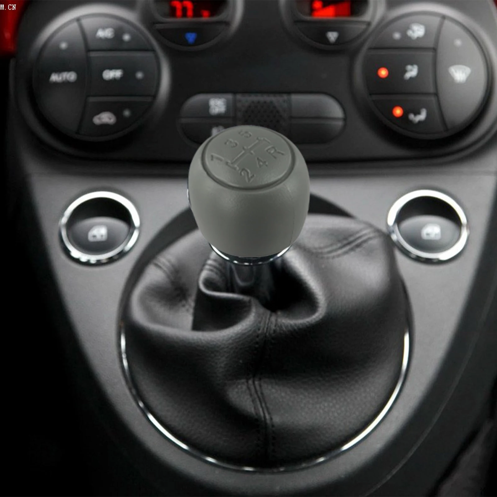 

5-скоростной рычаг переключения передач с кожаным чехлом, предназначенный для автомобилей Fiat, включая для панды и моделей с года 2007 года 2013 г.