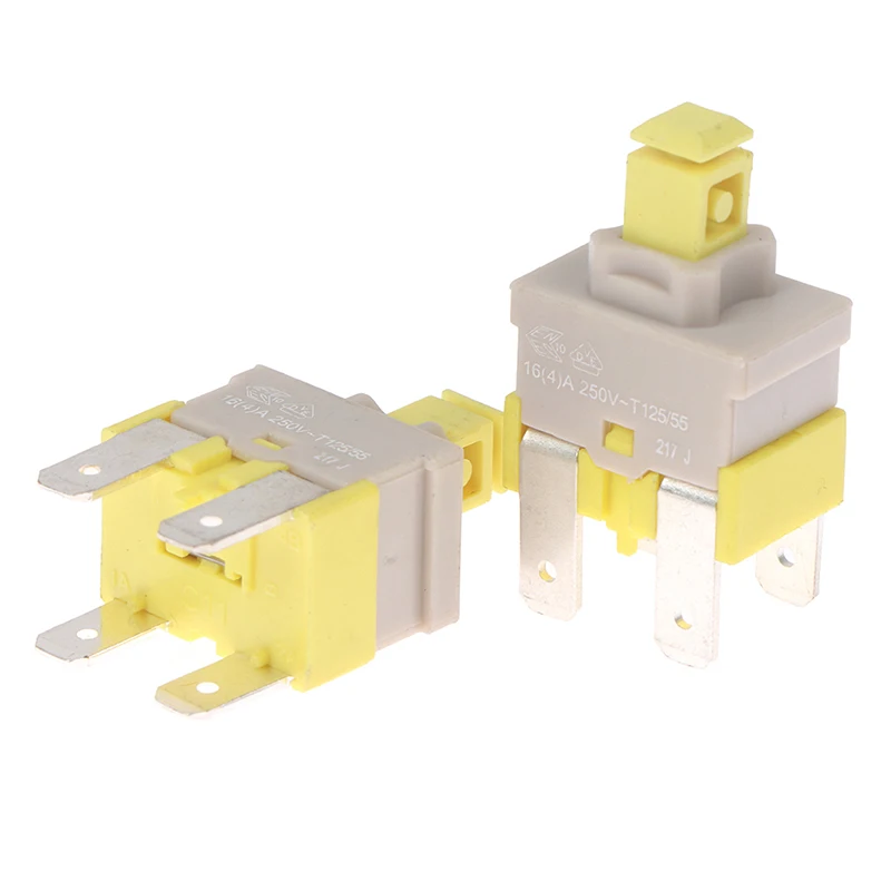E-Switch PA512C مفتاح قفل ذاتي 4pin مكنسة كهربائية لغسالة الأطباق زر الطاقة #5