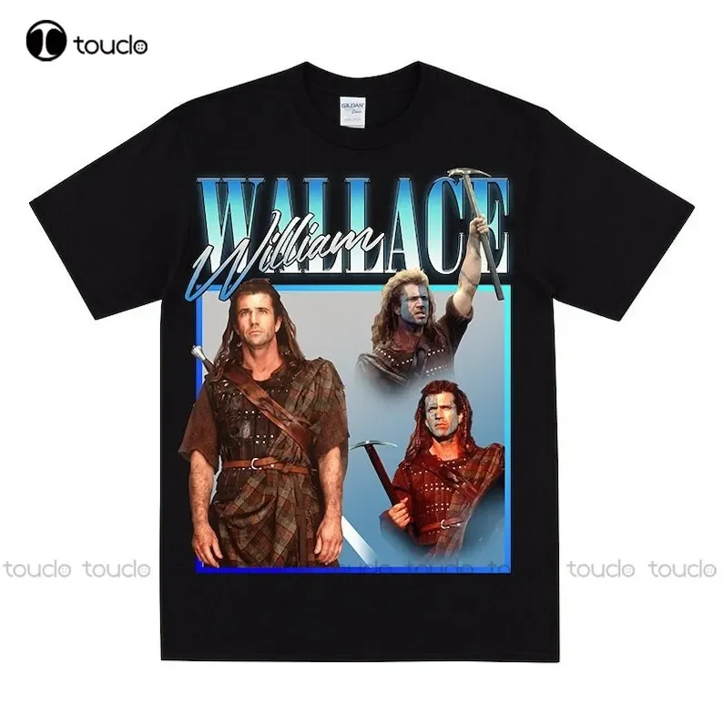 William Wallace Tribute T-Shirt, Scottish History Theme, May Take Our Lives But They'Ll Never Take Away Our Freedom Custom Gift