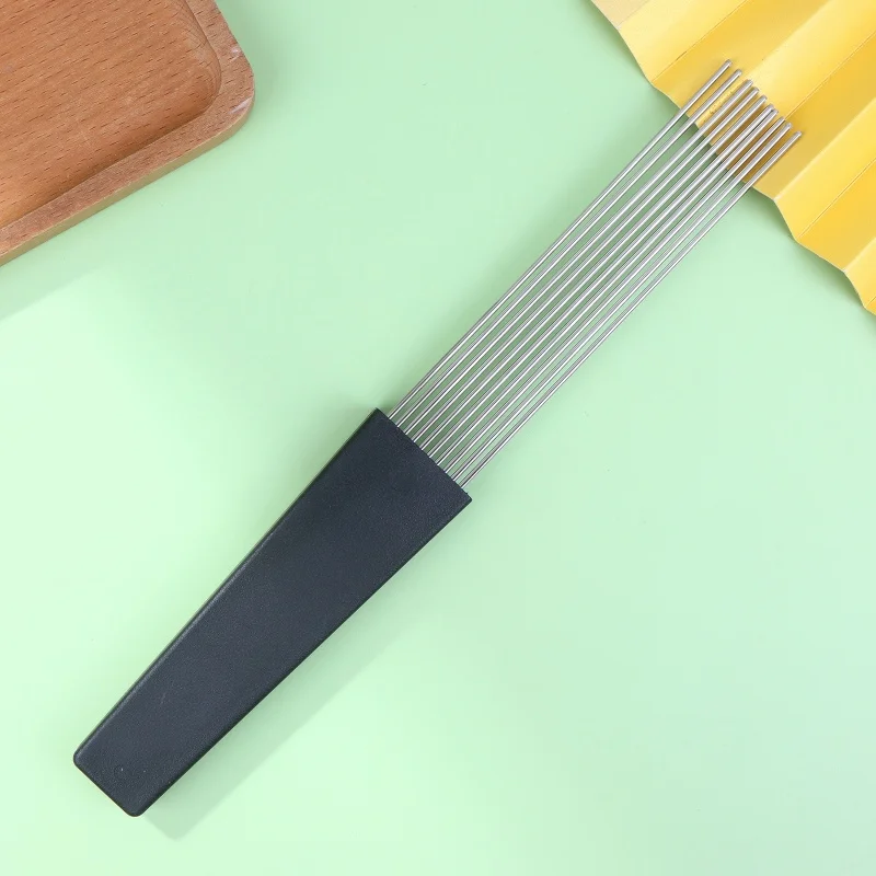 Cepillos de tambor con mango de plástico, raspador de Metal Guiro, pieza de instrumento Musical de percusión latina antideslizante, 1 ud.