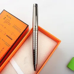 Stylo à bille de luxe de qualité, 719 de couleur grise, pour le bureau, fournitures de papeterie scolaire pour étudiants, stylos d'écriture