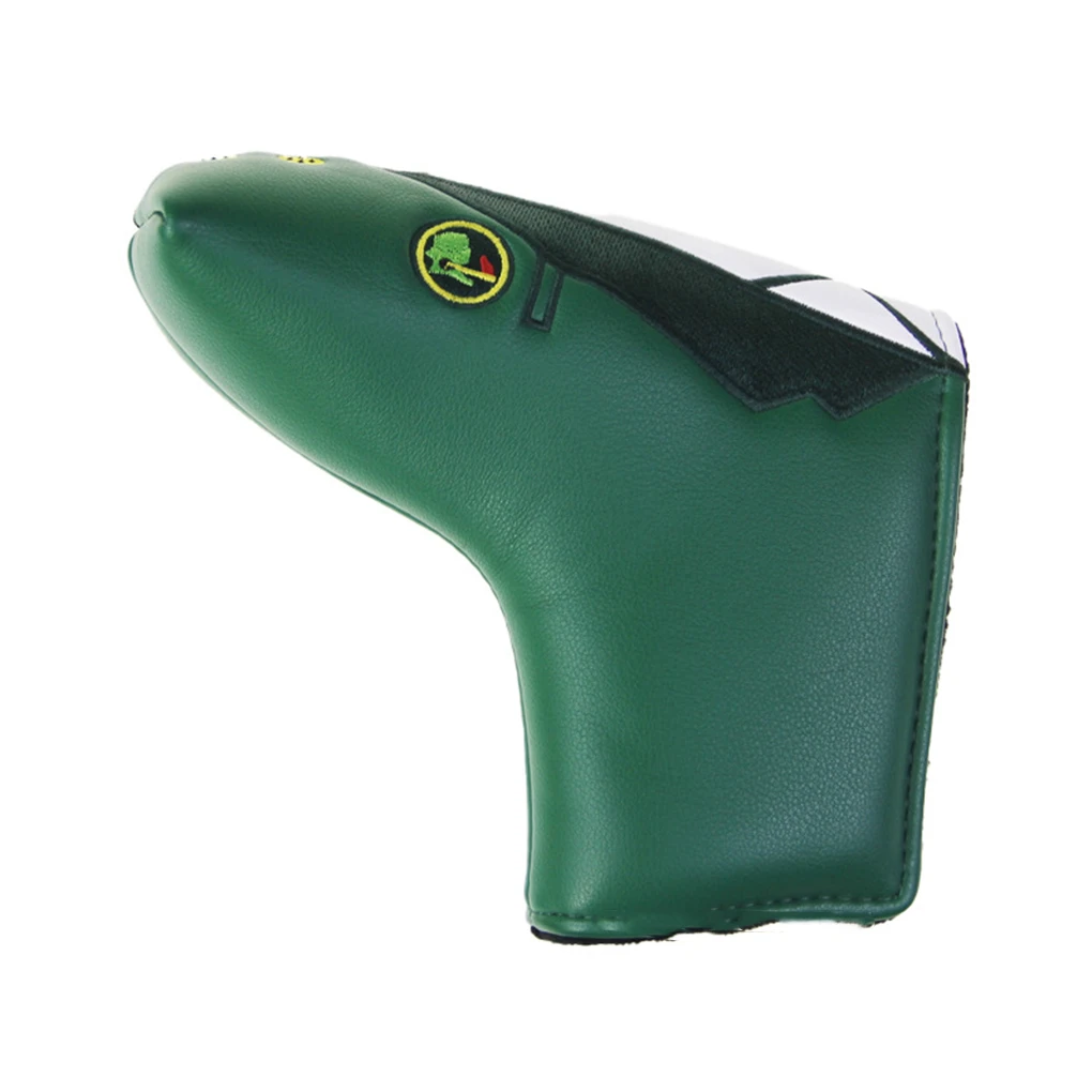 Golf Putter Cover Green Jacket Embroidery Not Easy to Damage Thickened Plush Head Covers Wear-resistant Protective Sheath