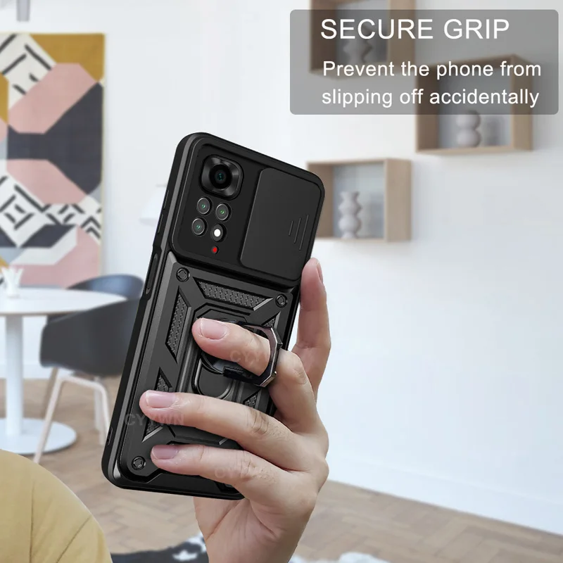 Für redmi 10c 10a Fall stoß feste Rüstung Auto halter Telefon abdeckung für redmi 9a 9c nfc Kamera Objektivs chutz Fundas – Detail 10