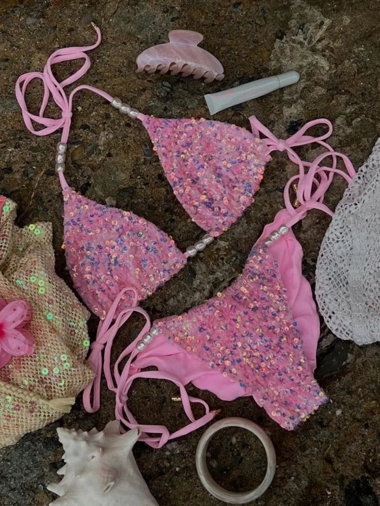 

Купальники женский купальник сексуальное бикини новый комплект бикини пуш-ап бразильский купальный костюм женская пляжная одежда бикини костюмы из двух предметов 2026