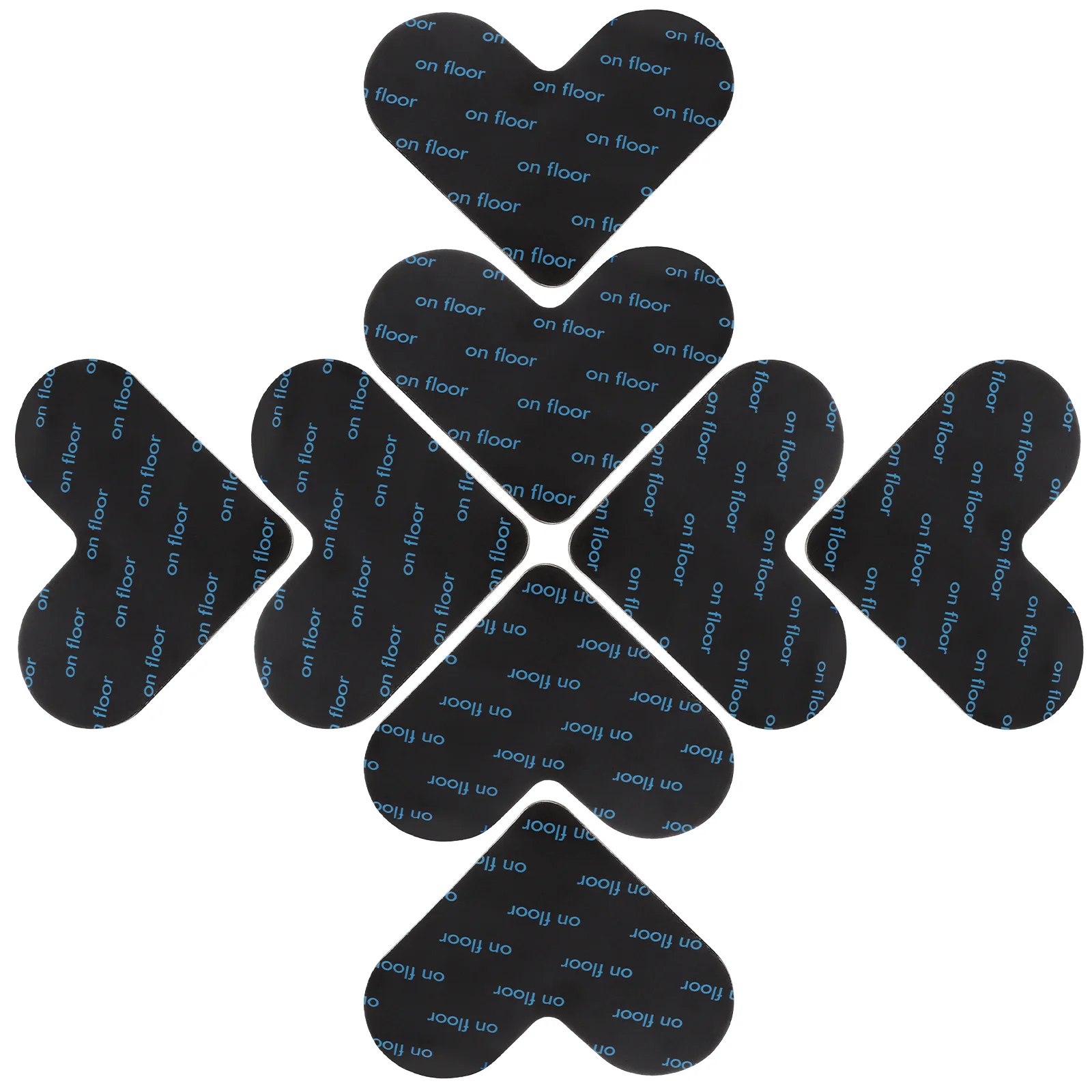 

8Pcs Anti-Slip Rug Stickers Heavy Duty Double Sided Tape for Carpet Edge Fixing Home Kitchen Stair Safety Rug Tape