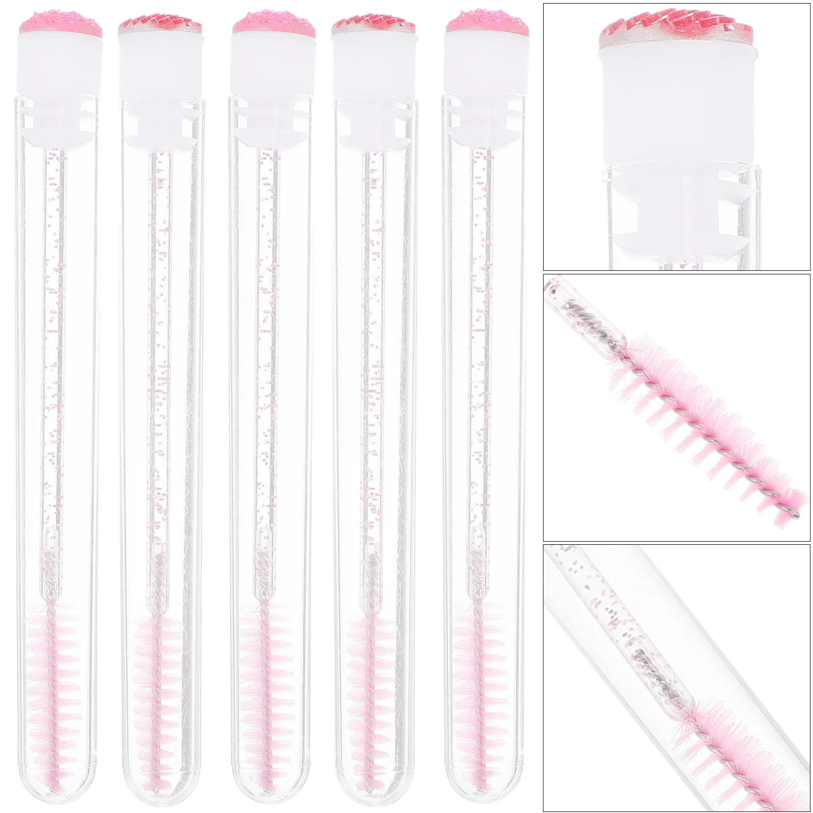 10 قطعة حزمة أنبوب حجر الراين رمش فرشاة ملونة صغيرة لاش بكرة الشعر للنساء كاذبة رمش الجمال أداة المنزل استخدام ماكياج #6