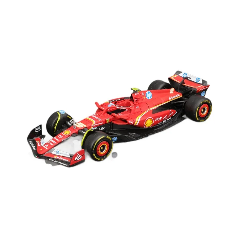 ในสต็อก Bburago F1 1:43 Ferrari Sf24 Alloy Miniature Diecast รุ่น 2024 Bburago F1 Ferrari Formula Racing Charles Leclerc ของเล่น