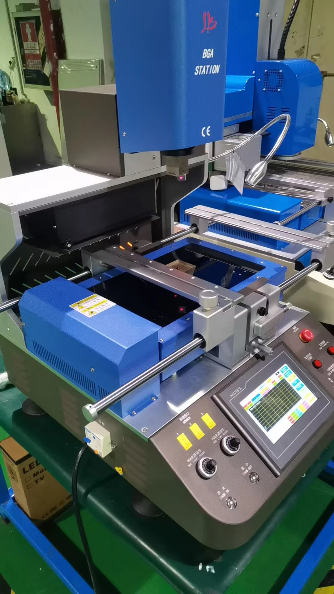 6800W Align Automatic BGA Rework Station G750C Chip Repair PCB Solder Machine for Laptop Game Console PCB Reballing