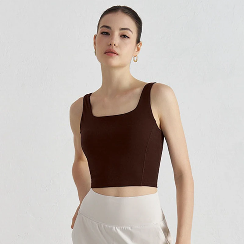 

Women's Shock Absorbing Sports Bra Fashion Design Running Fitness Pilates Vest Breathable Quick Dry Comfort Casual Sports Top