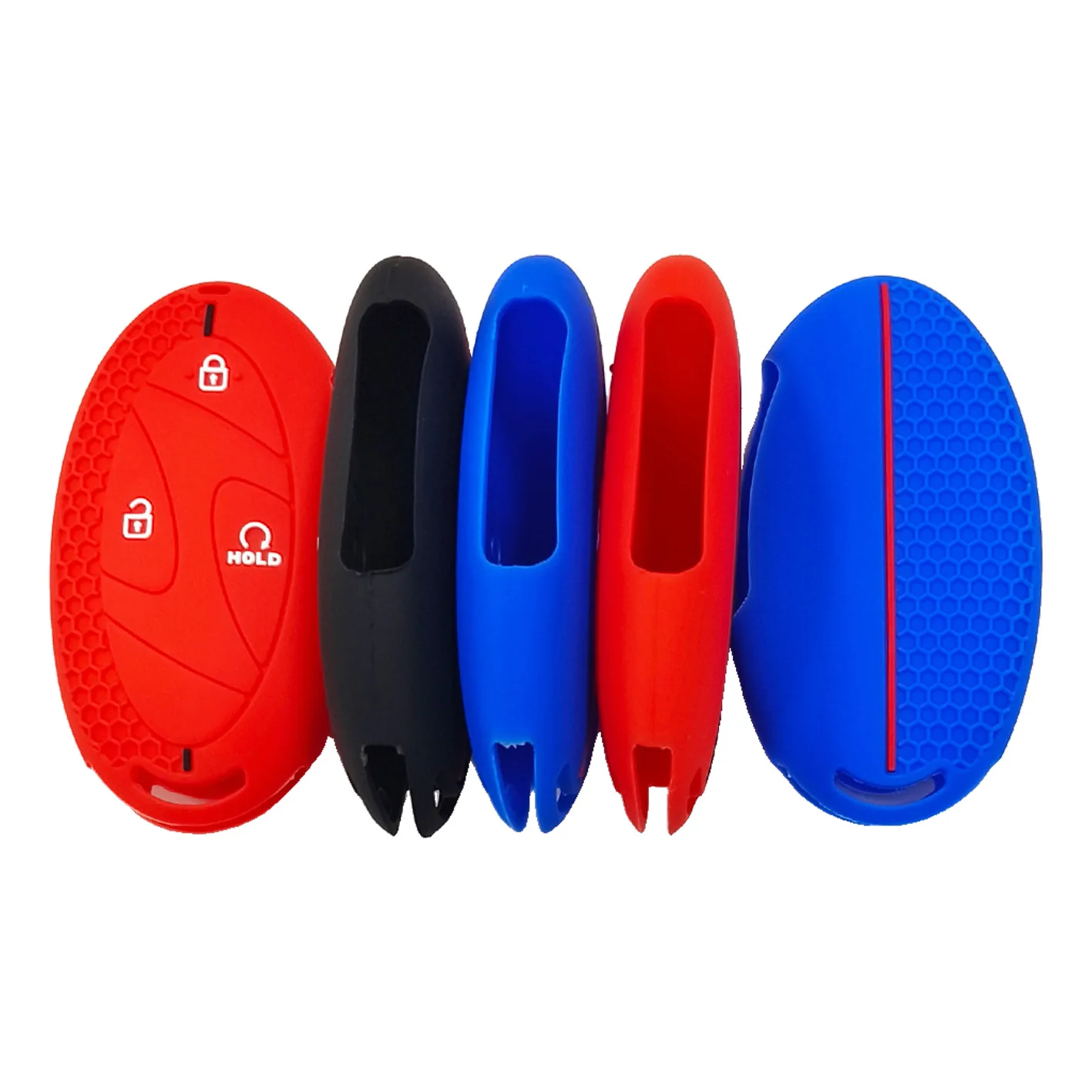 For Hyundai 11th generation Sonata Aini Krypton loniq6 Elantra honeycomb pattern silicone car key cover