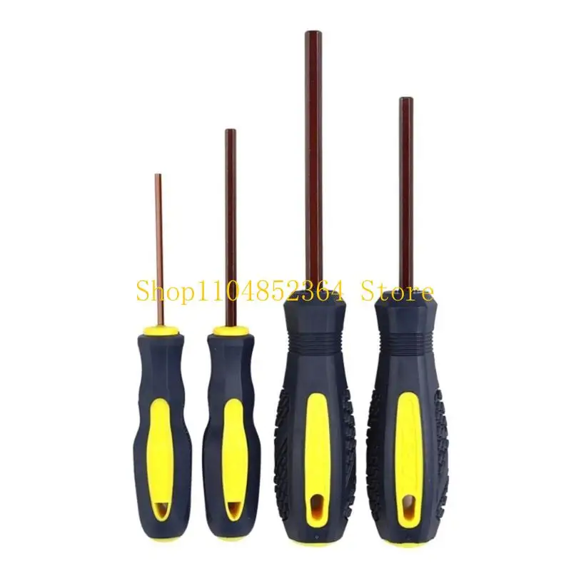 652F 1.5mm-6mm مسدس مفك البراغي مسطح أدوات يدوية مفك البراغي للإصلاح