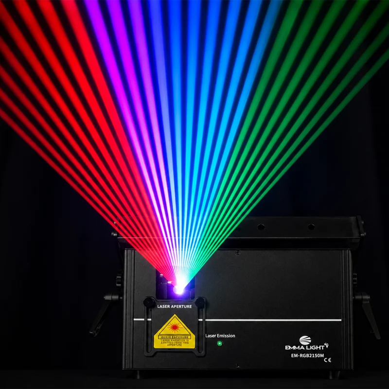 High-Purity Analog Modulated 10W 15W Rgb Full Colors Laser for Smooth Dimming for Sharp Beams