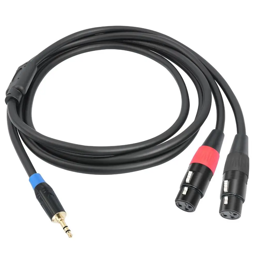 Converter Digital SPDIF Coaxial To Analog Cable Audio Decoder Widely Compatibility XLR 3.5mm AUX Audio Cable Hifi SPDIF To RCA