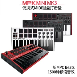 MPK Mini Mk3 Keyboard Controller 25 Keys Midi Portable Arranger Keyboard