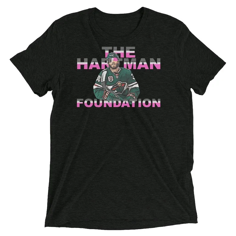 the Hartman Foundation Short Sleeve T-Shirt, Ryan Minnesota Hockey Shirt