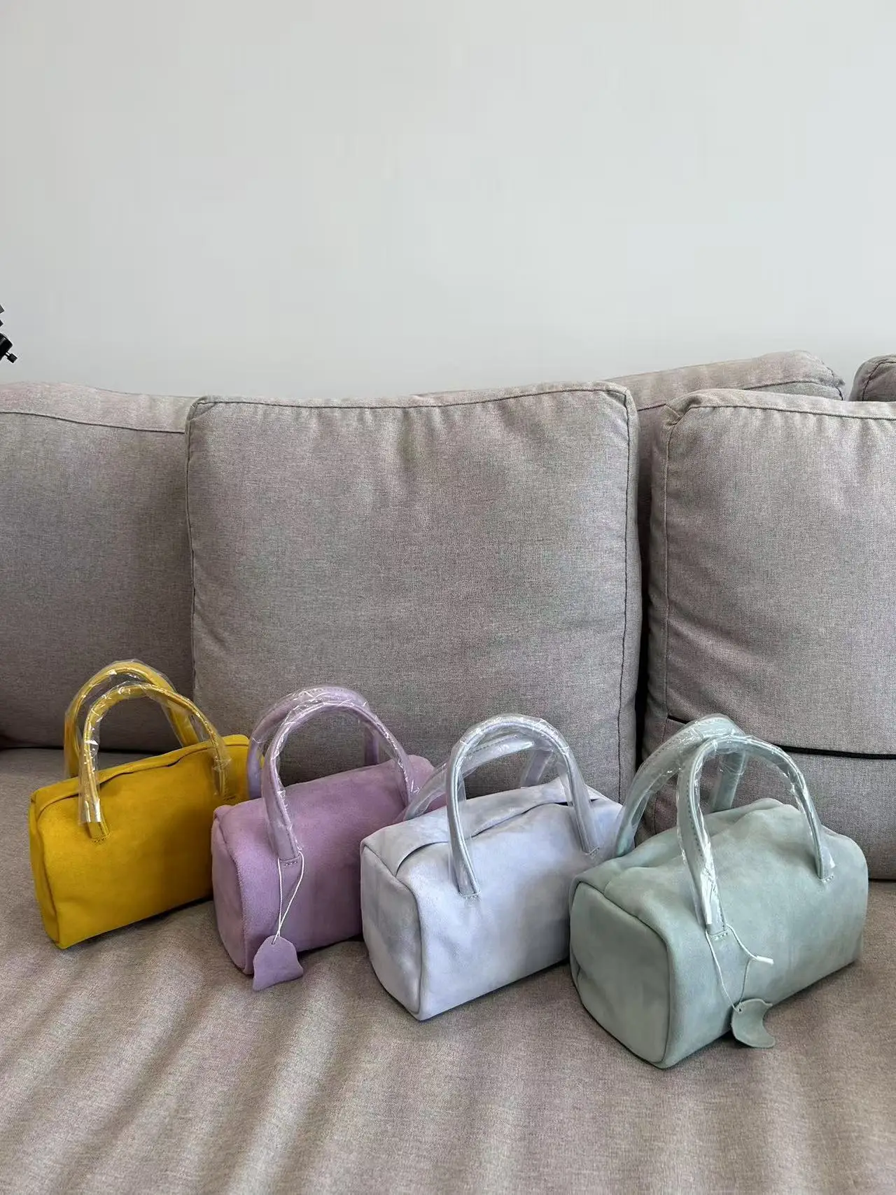 

FIRMRANCH 2026, весенний новый дизайн, мягкая мини-женская сумка из овчины растительного дубления, трендовый кошелек