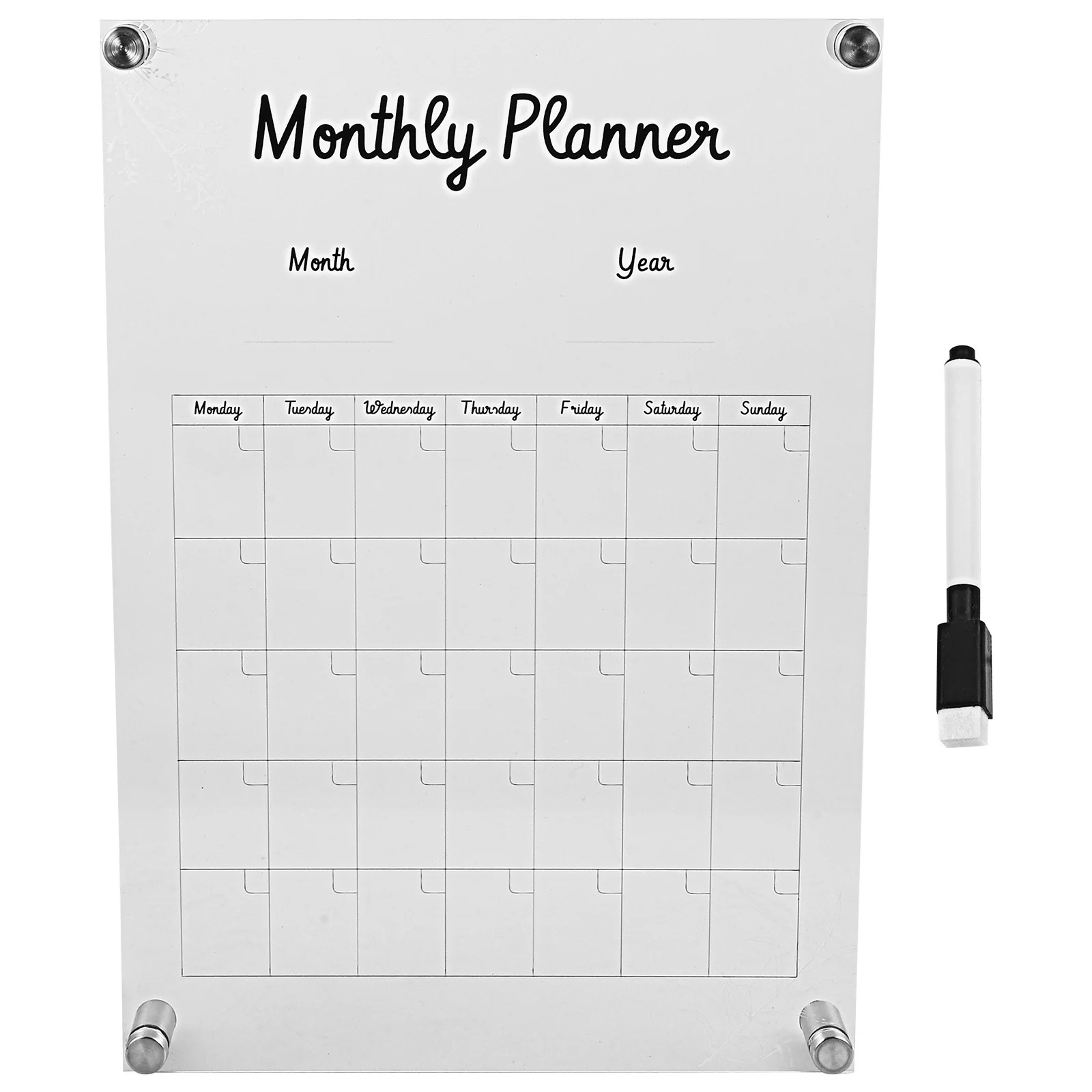 

1 Set Message Clear Memo Clear Weekly Planning Board Board For Weekly Planning Home Office School Erasable Reminder Display