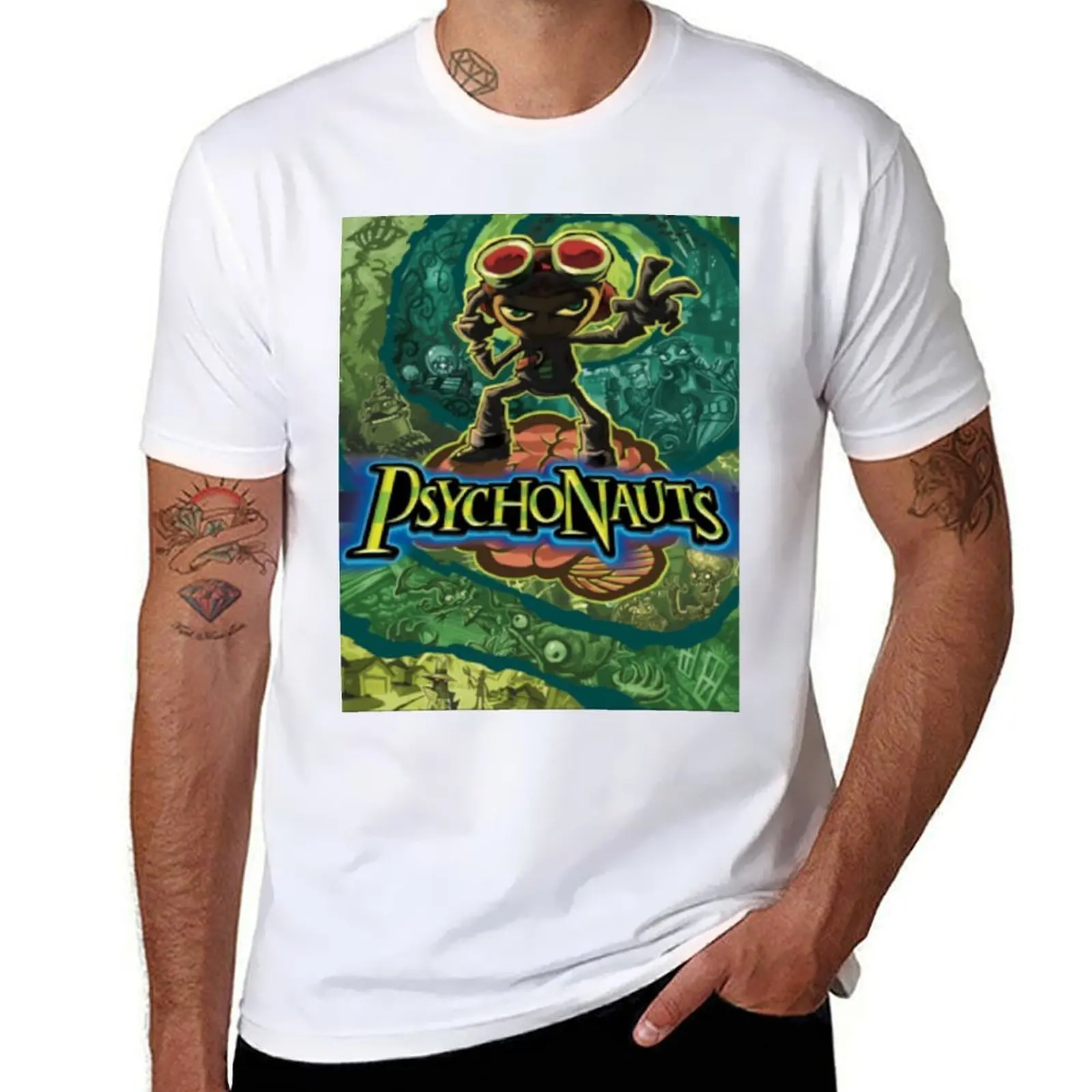 

Psychonauts T-Shirt t shirts for man graphic funny man t shirt luxury T-Shirt