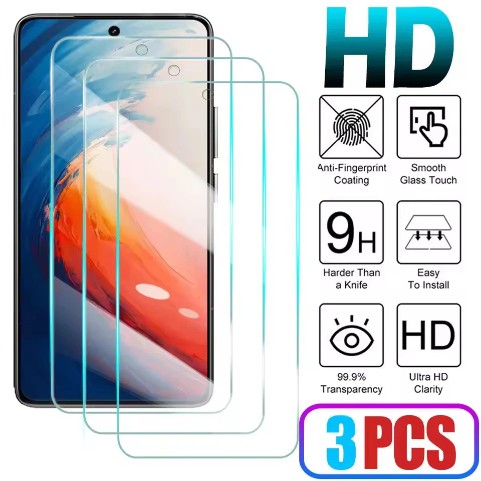 3Pcs Tempered Glass…