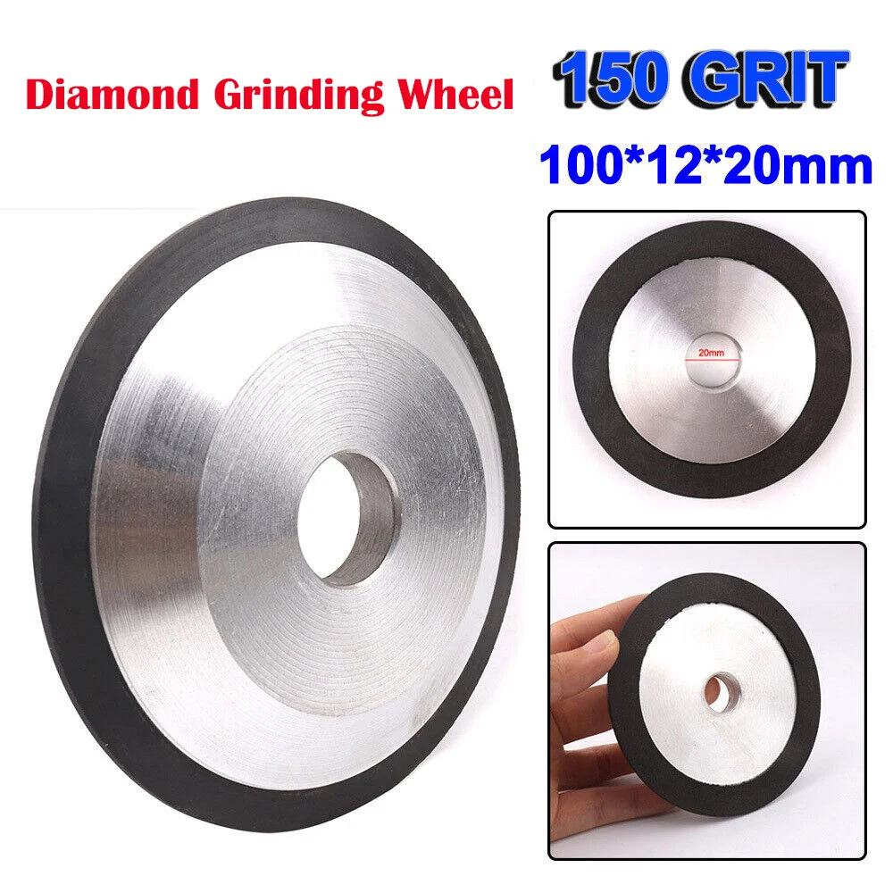 Diamond Grinding Wheel Disc For Sharpening 100mm 150Grit Diamond Grinding Wheel Milling Cutter Tool Grinder Disc Abrasive