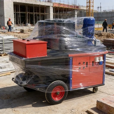 

Customized Portable and Powerful: Cement Mortar Spraying Machine for Any Job wall cement plaster machine for construction