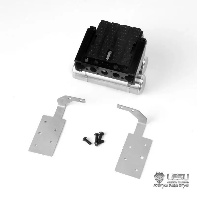 LESU Battery Box Gas Tank Tail Beam Light Rack dla majsterkowiczów Tamiyay 1/14 RC Ciągnik siodłowy Zabawki zdalnie sterowane Samochód Th14468