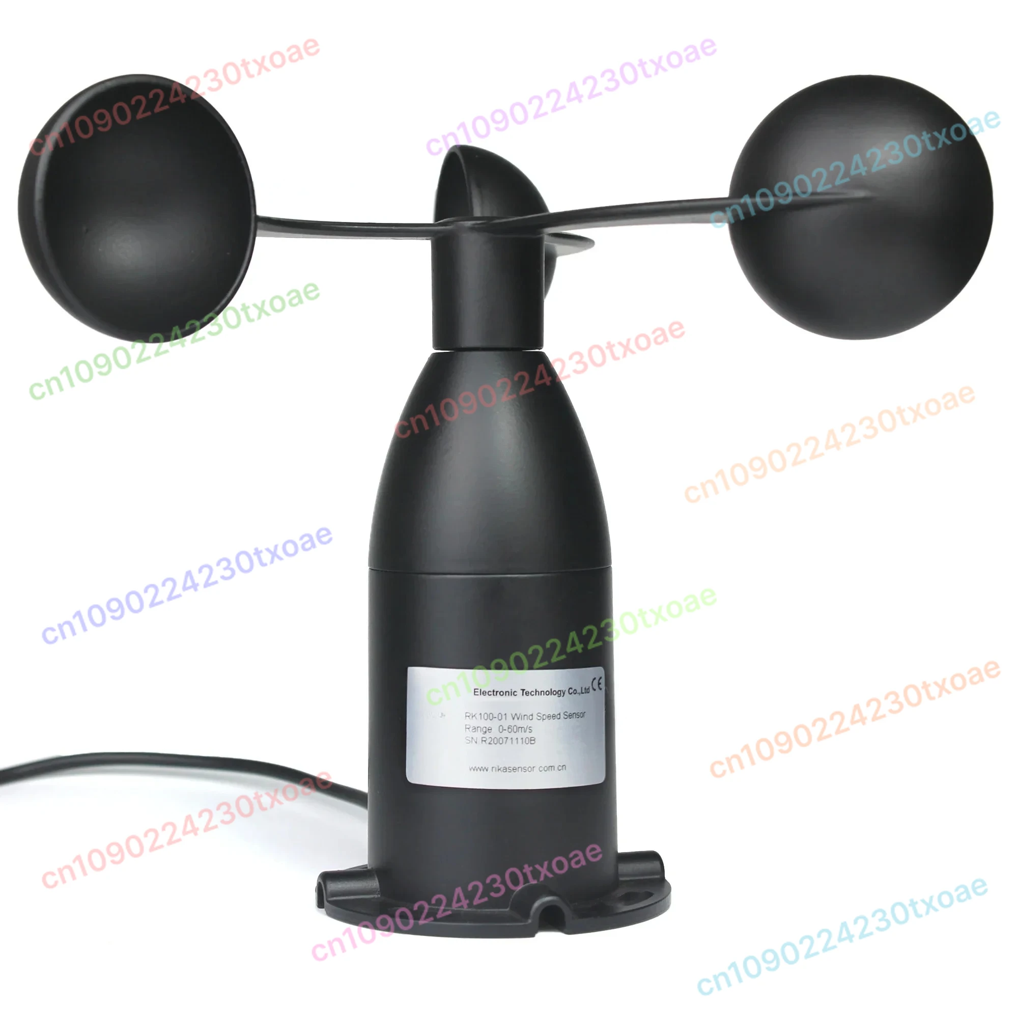 

RK100-01 Metal Cup Anemometer Wind Speed Sensor 4-20mA 0-5V RS485 Output Pulse Weather Station Industrial Grade