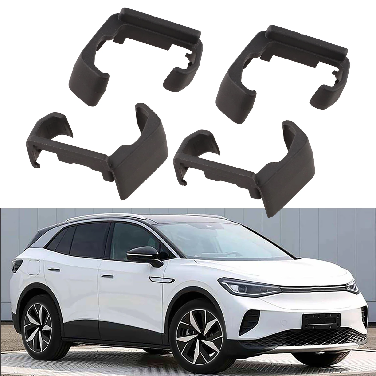 Car Seat Cover Replacement Car Parts Plastic Slide Black Seat Cover Guide Brand New Condition Fits Front And Rear