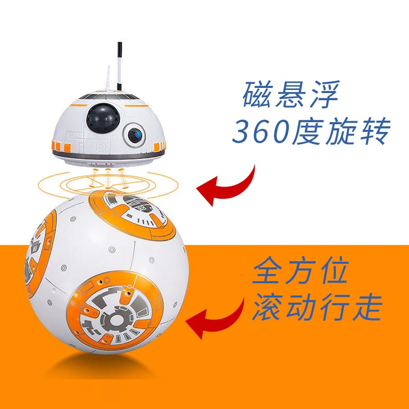 Spot Sphero Star Wars BB-8 Intelligent Electric Remote Control Ball Robot Toy Rolling Amphibious Dance Music Male