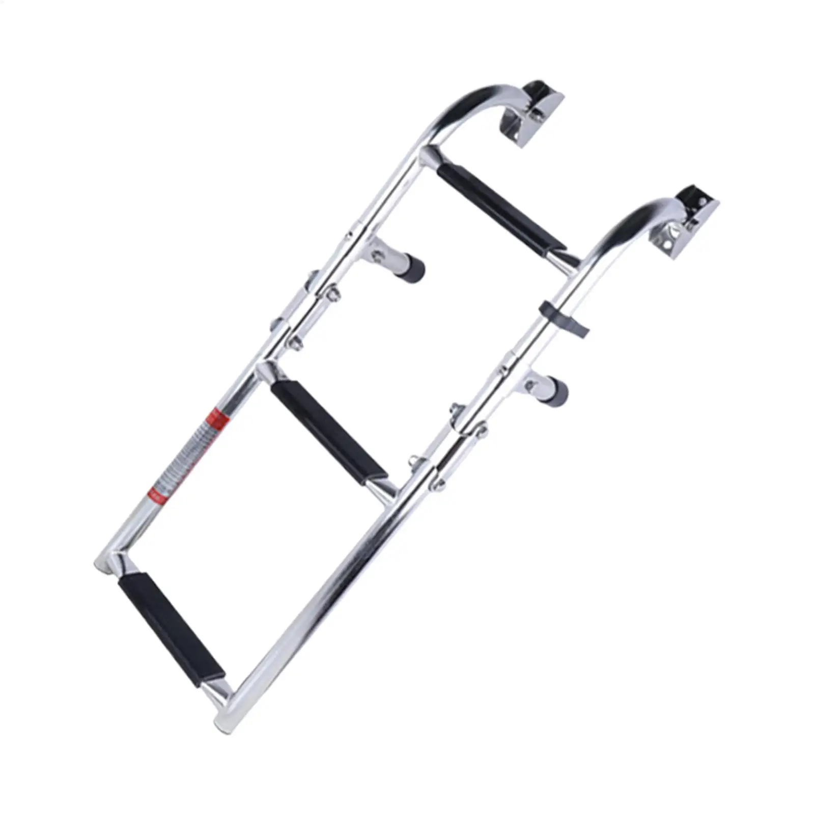 21 Step Stainless Steel Pontoon Accessories Swimming Pool Step Ladder for Water Sports Swimmers Divers Folding Boat Ladder