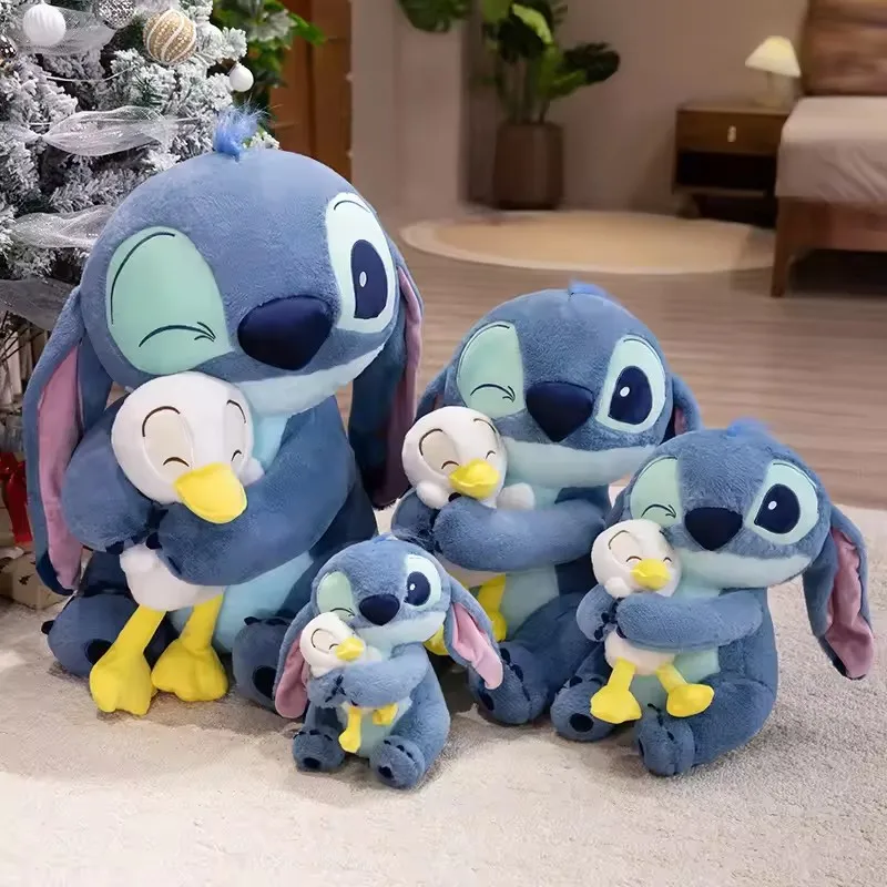 Venda quente ponto lilo boneca de pelúcia bonito pato ponto amor macio brinquedo de pelúcia kawaii decoração aniversário dia dos namorados para namorada