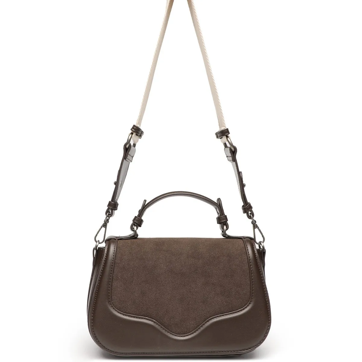 

2025 Architectural Tote Bag, Multi-Way Convertible Top Handle & Crossbody Purse for Women, Commuter-Ready Day to Night Carryall