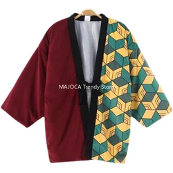 Hanten Coats Kimono Winter Haori for Women Men Jackets Cartoon Anime Kimetsu No Yaiba Yukata Homewear Pajamas Japanese Clothes