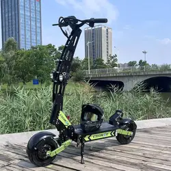 Password/NFC Start 6000w 60V E Scooter Bike Dual Motor 11 Inch Two Wheels EBS Brake APP Control Electric Scooters For Adults