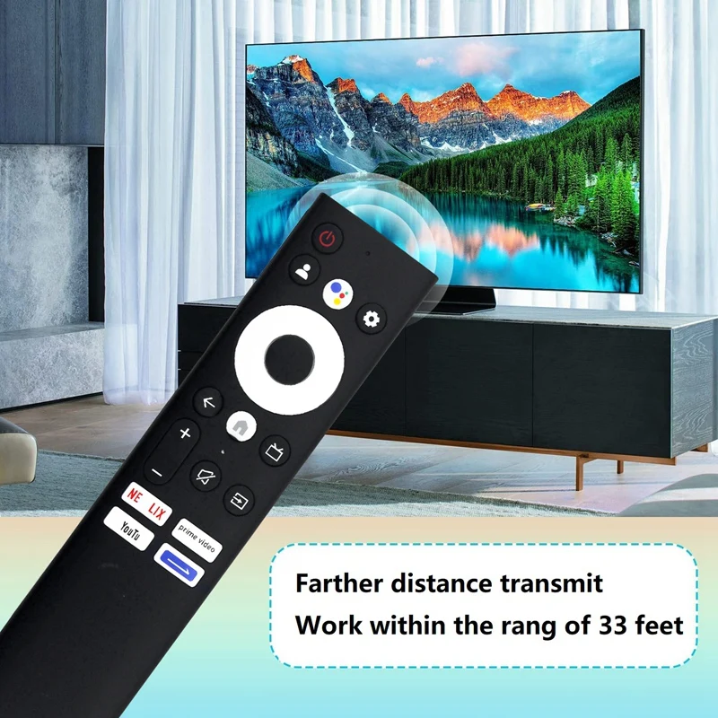 Replace RHA-T2 TC9012 Voice Remote Control For Skyworth Android TV Smart Remote Easy Install Easy To Use