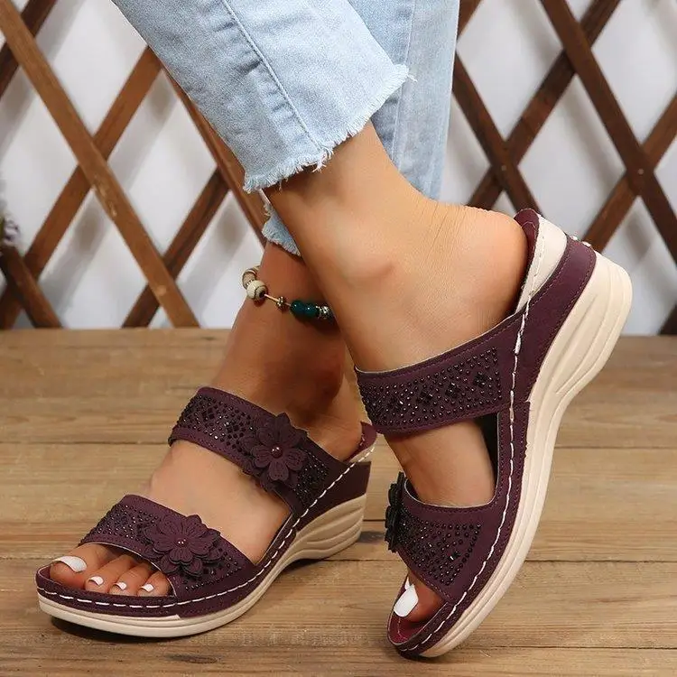 Woman Summer Shoes Sandals Fashion Wedge Sandals Ladies Plus Size Women's Sandals Slide Outdoor Female Sandalias Mujer Footwear