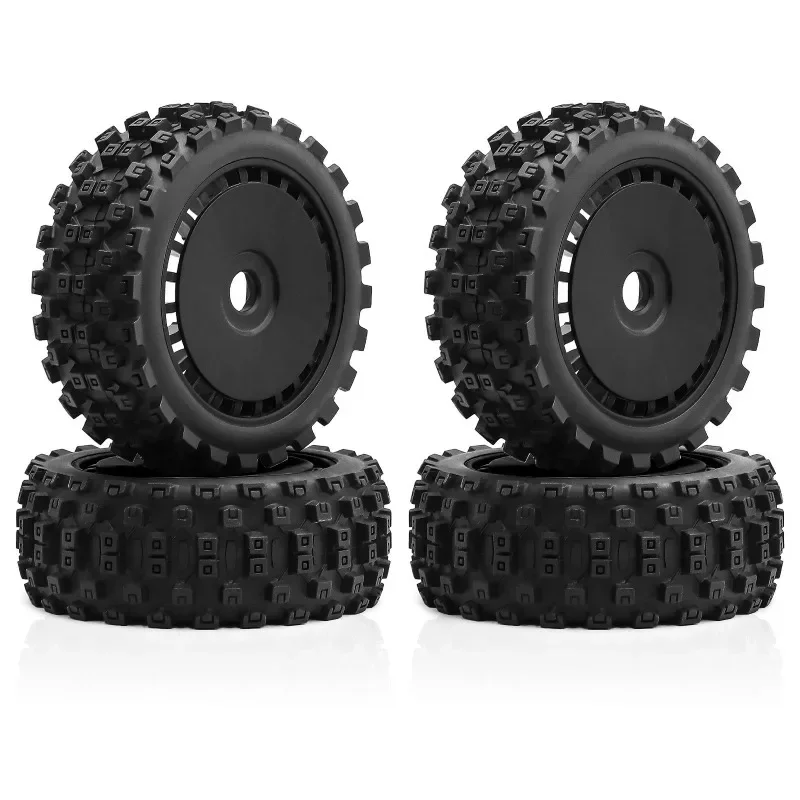 

1/8 Buggy Wheel Tires 17mm Hex for 1:8 RC Off Road Car ARRMA Typhon Trxs Kyosho HSP
