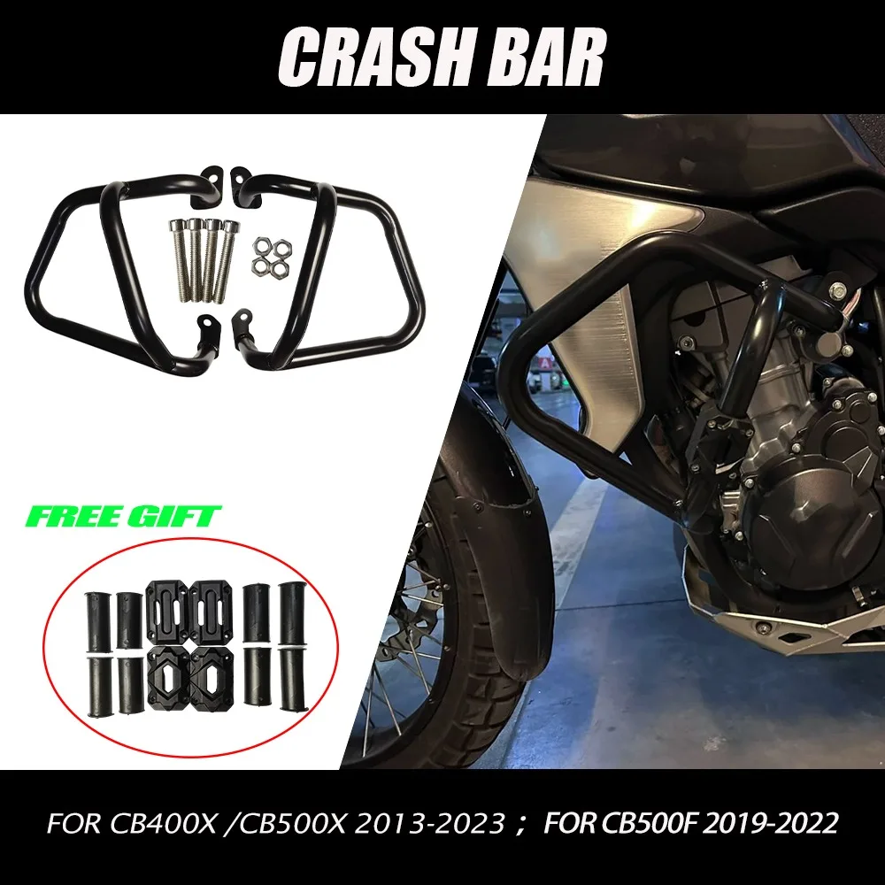 For Honda CB500F CB500X CB400X CB400F 2013-2020 Motorcycle Frame Protection Bumper Highway Engine Engine Guard Crash Bar