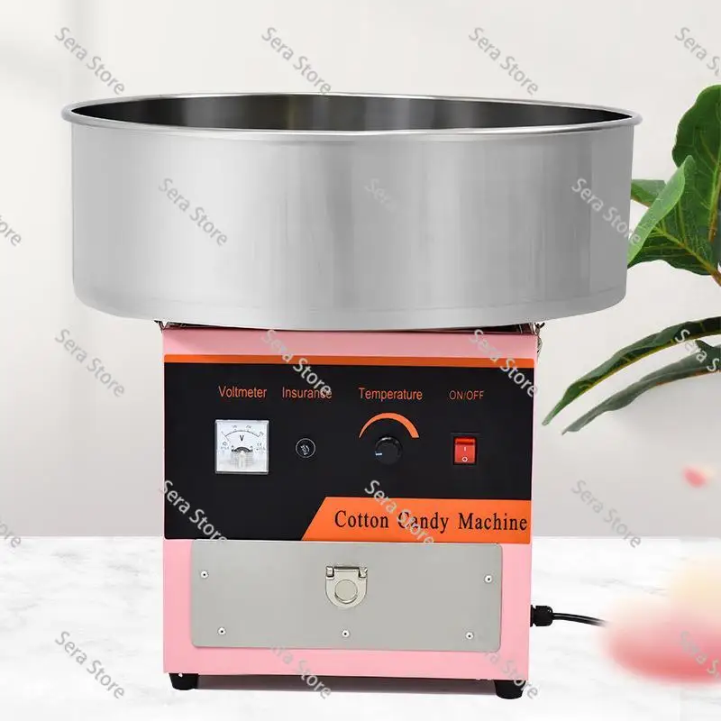 Commercial Cotton Candy Machine, Fully Automatic Electric Maker for Street Stalls, Trendy Designs for Sweet Treats