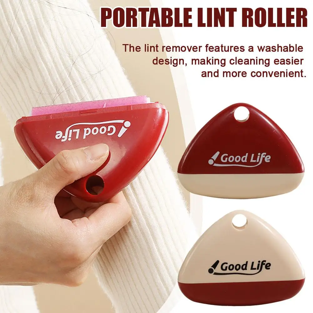 Portable Reusable Lint Roller For Hair Removal Washable Roller Sticker Portable Pet Hair Remover Non-Harmful Sticky Roller D0K6