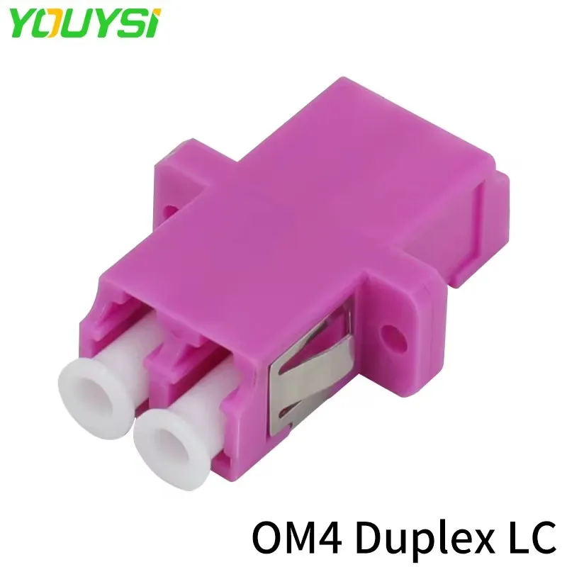 

YOUYSI MM Duplex LC/UPC OM4 Fiber Optic Coupler LC-LC MultiMode Duplex Fiber Connector